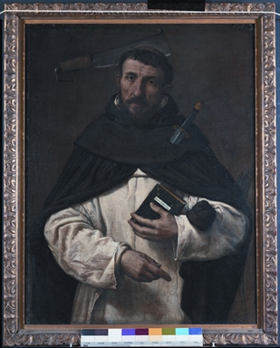 Ritratto di Angelo Ferretti in veste di San Pietro Martire